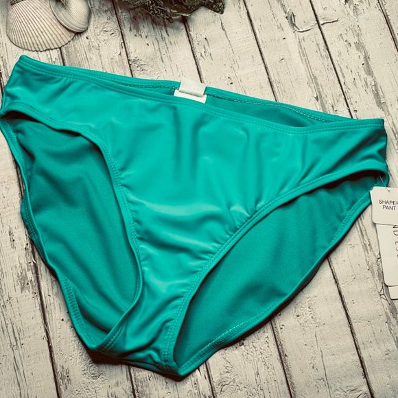 Island Escape Shaper Pant Hipster Bikini Bottom - Picture 2 of 4